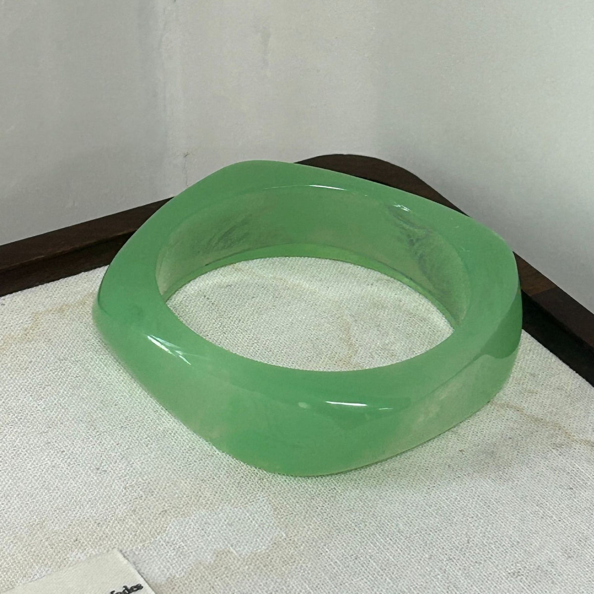 Classy Marbled Geometric Resin Bangle Set