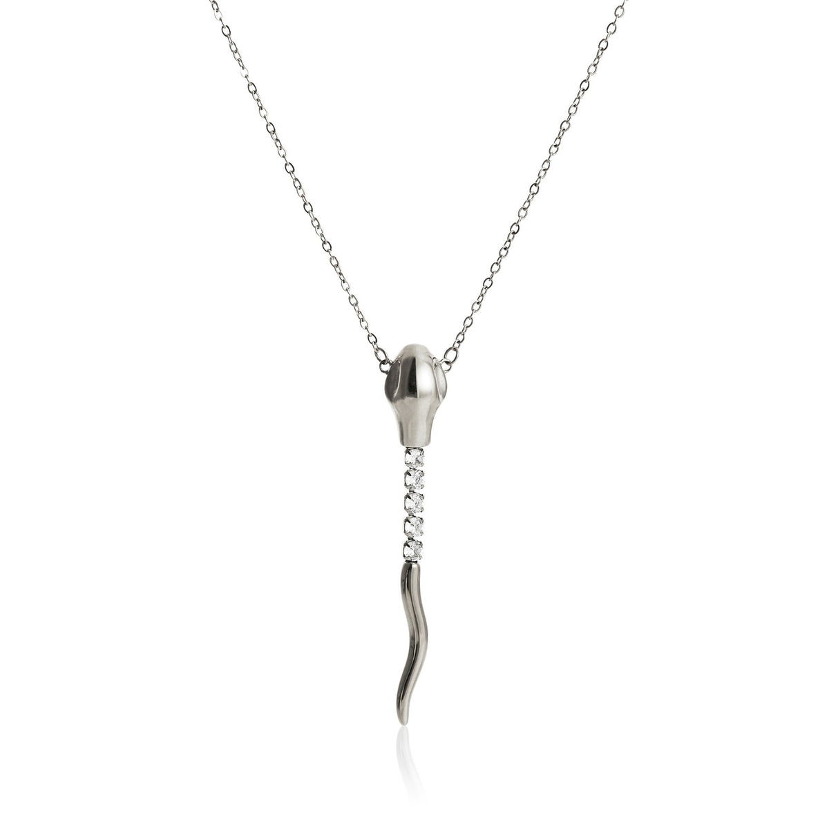 Classy Vintage Snake Lariat Necklace