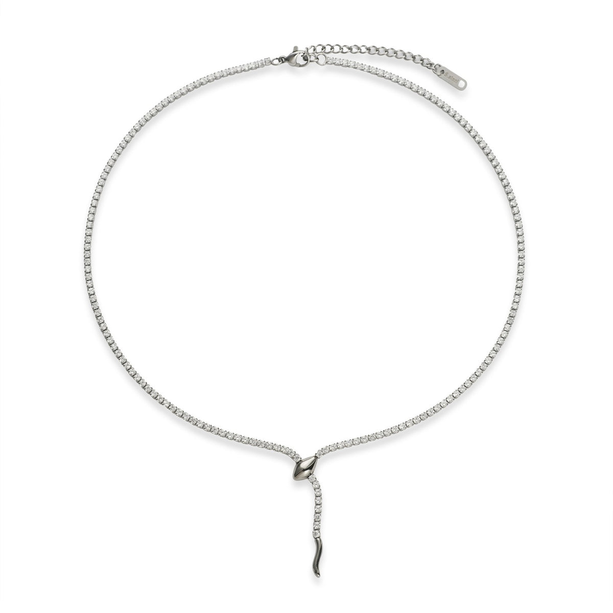 Classy Vintage Snake Lariat Necklace
