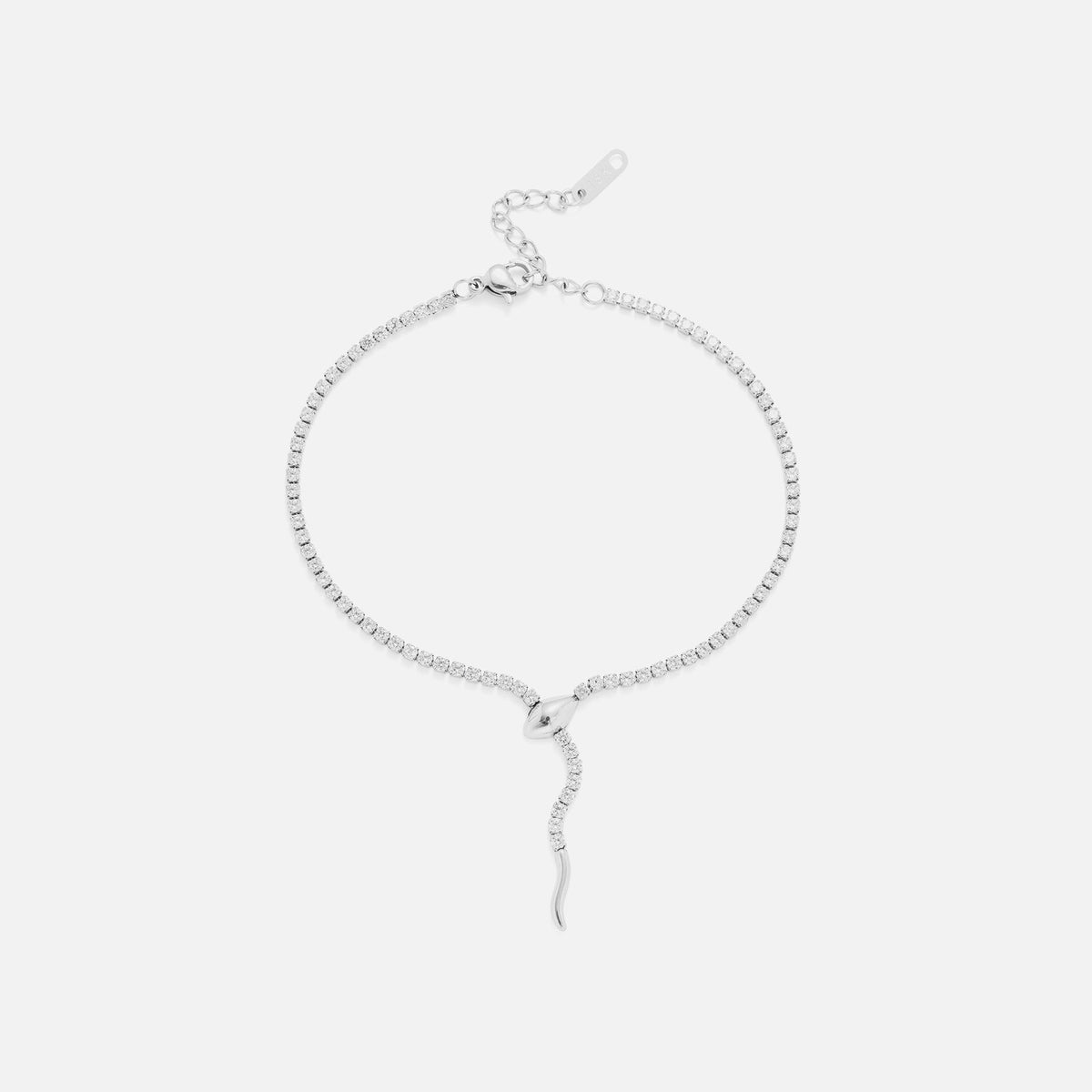 Vintage Snake Tennis Chain Bracelet