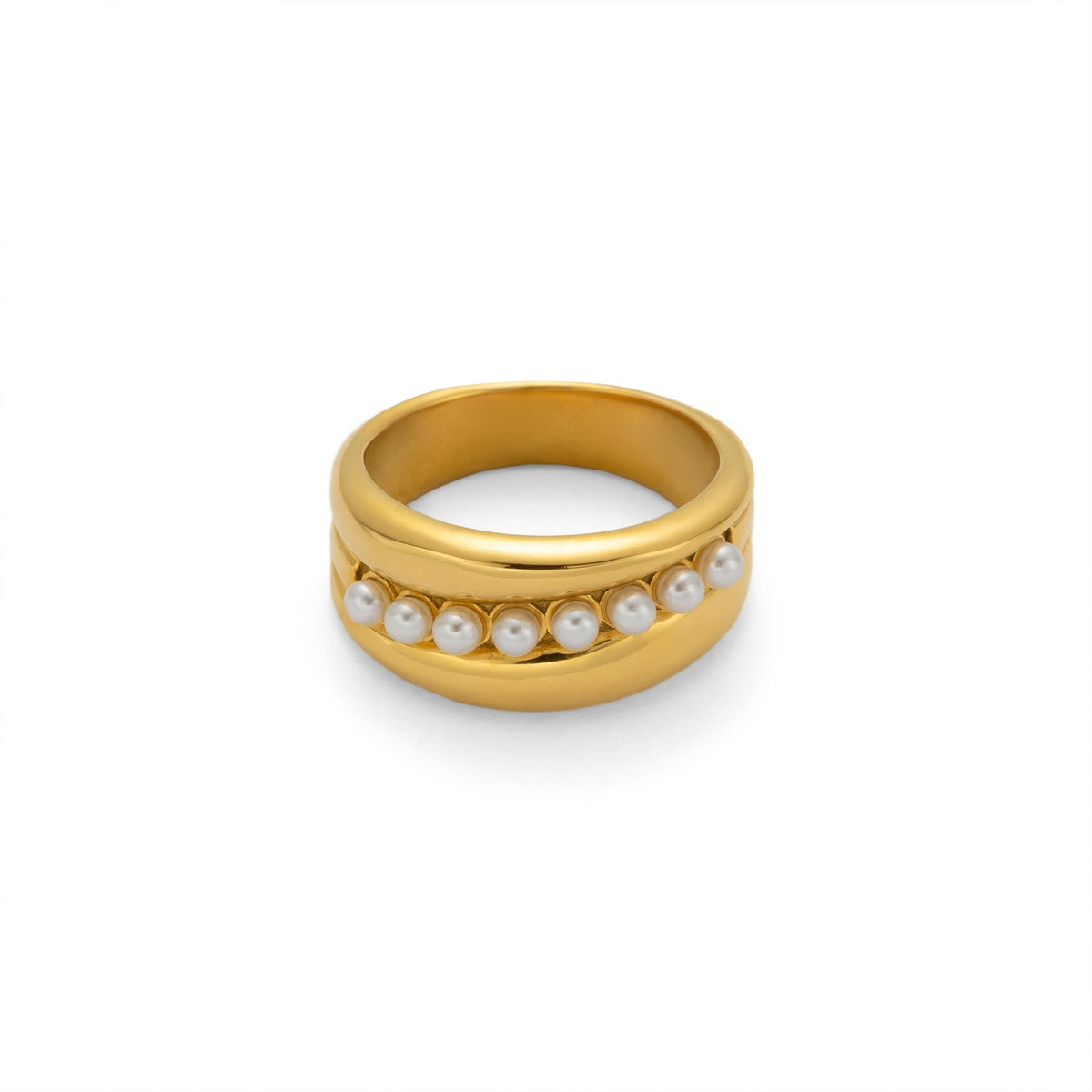 Classy Paved Geometric Ring