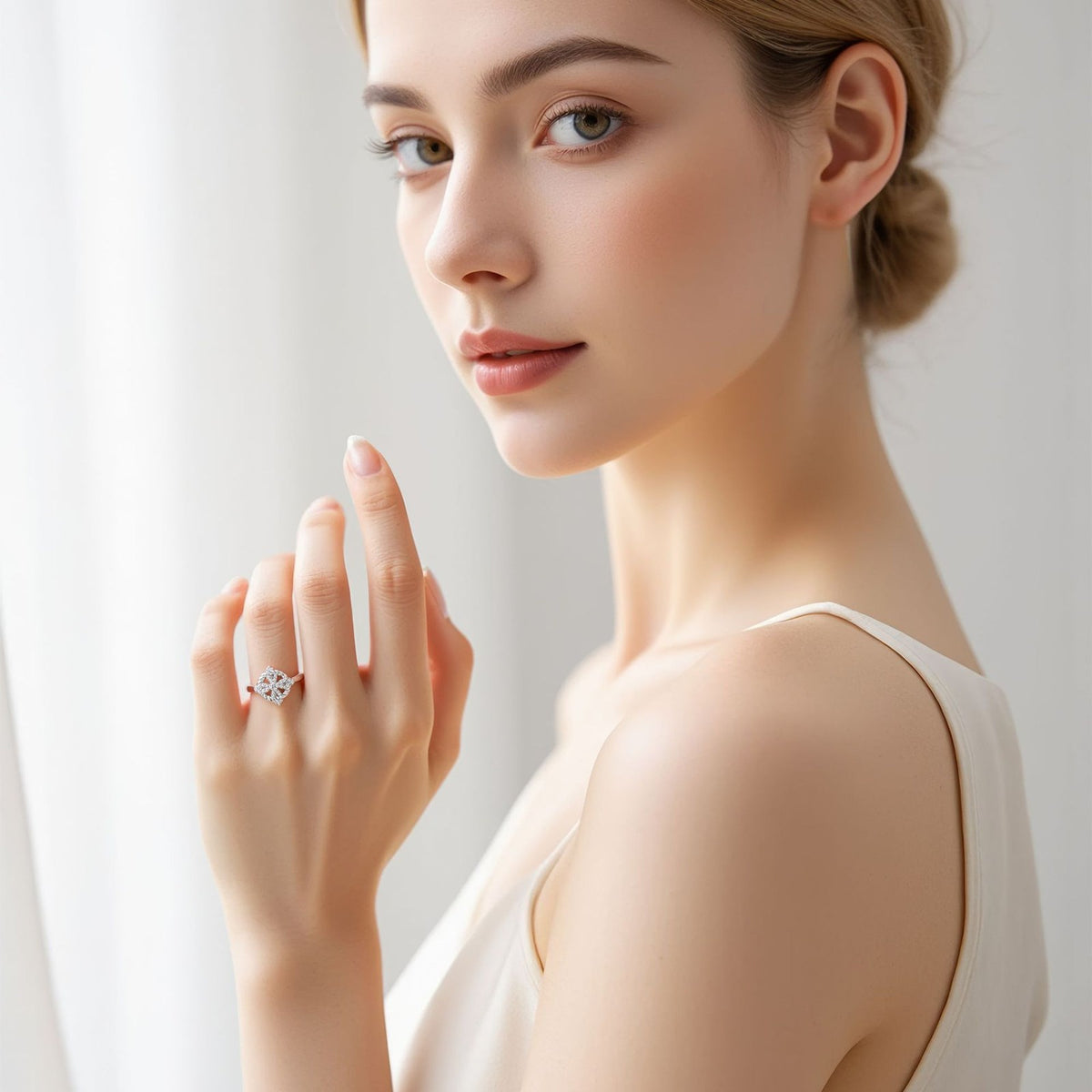 Adjustable Dainty Celtic Knot Ring