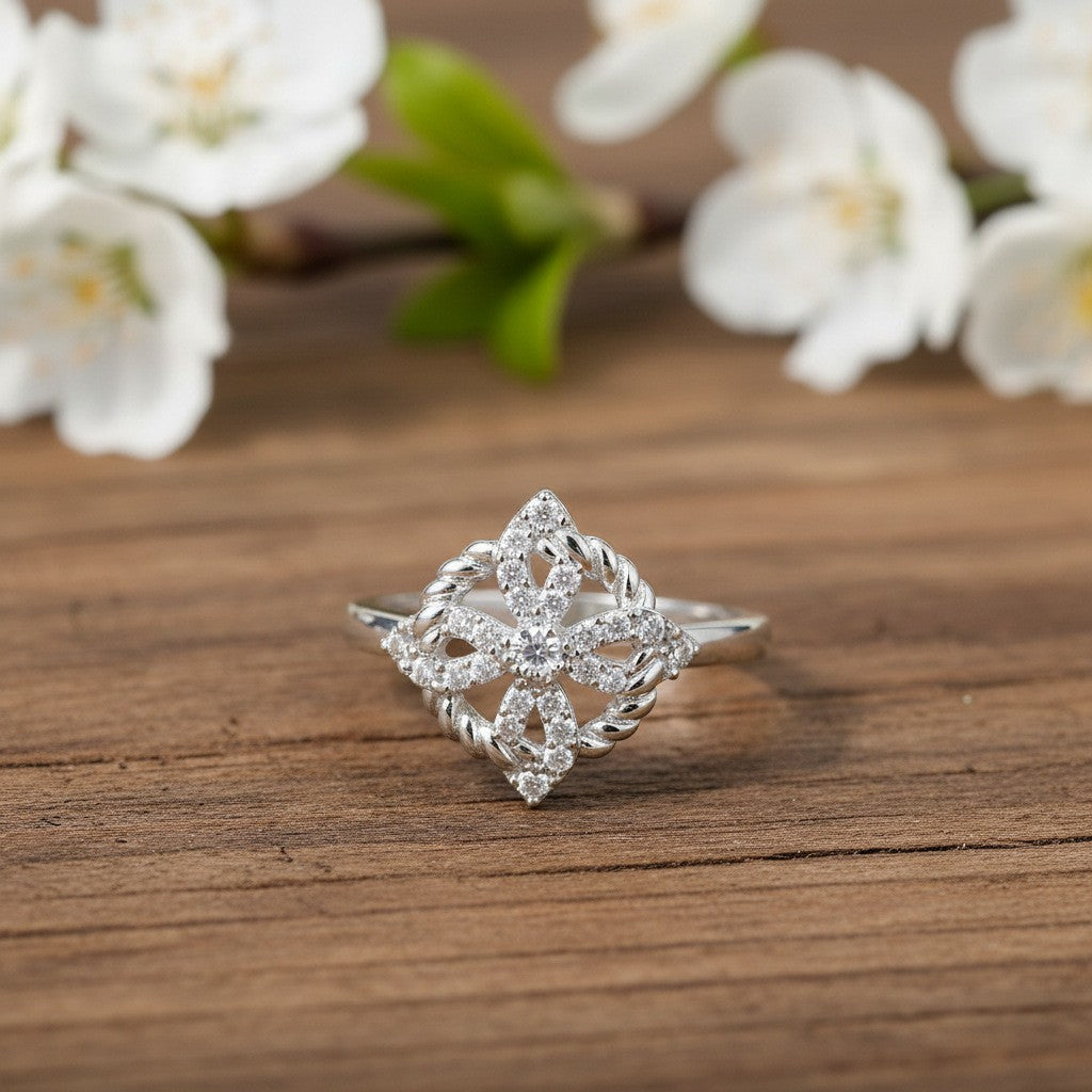 Adjustable Dainty Celtic Knot Ring