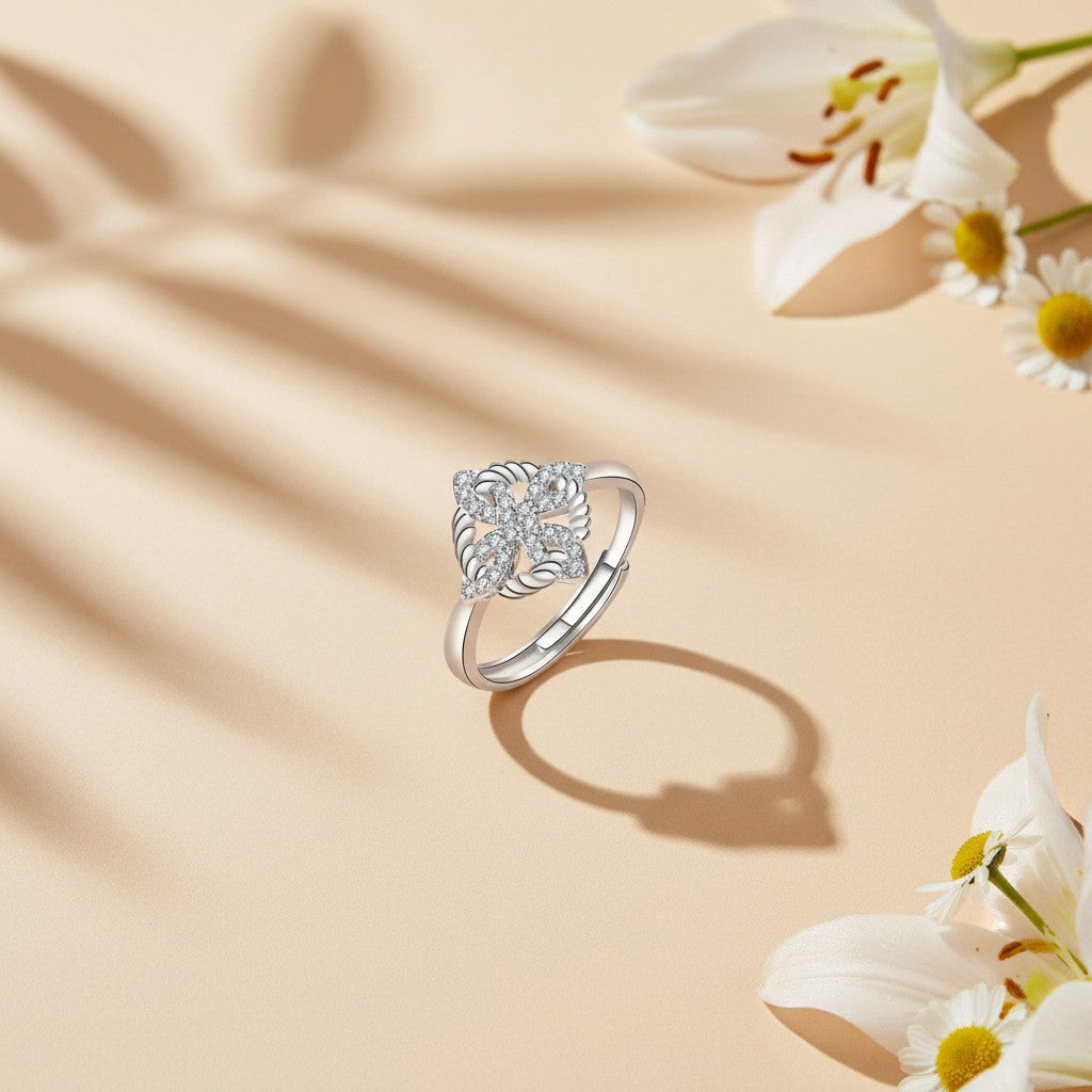 Adjustable Dainty Celtic Knot Ring