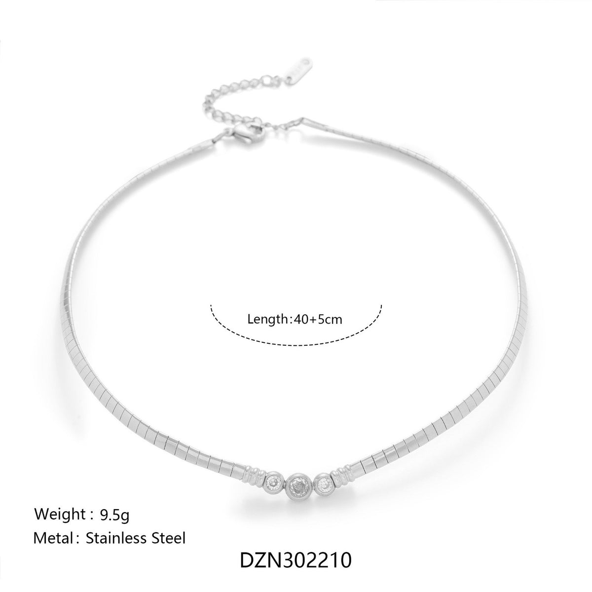 18k Vintage Textured Bead Choker Set