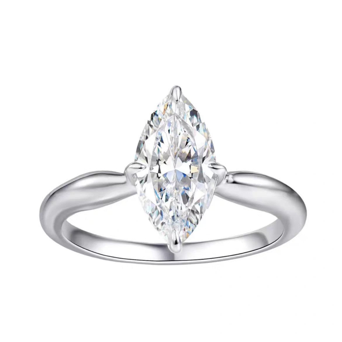 Elegant Marquise Stackable Ring Set