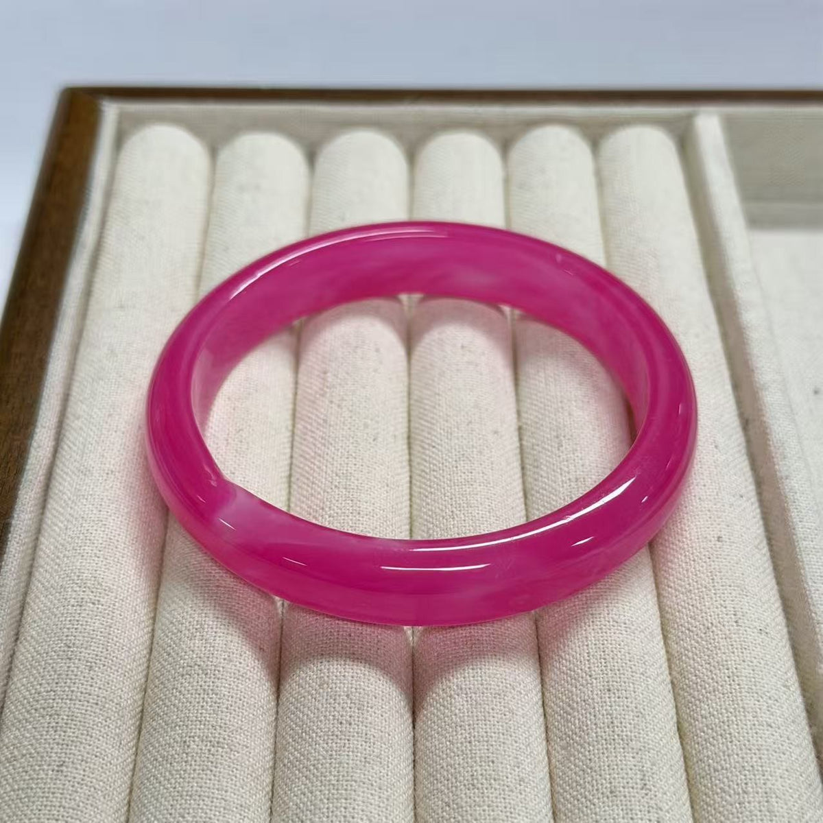 Classy Amber Marbled Resin Bangle Set