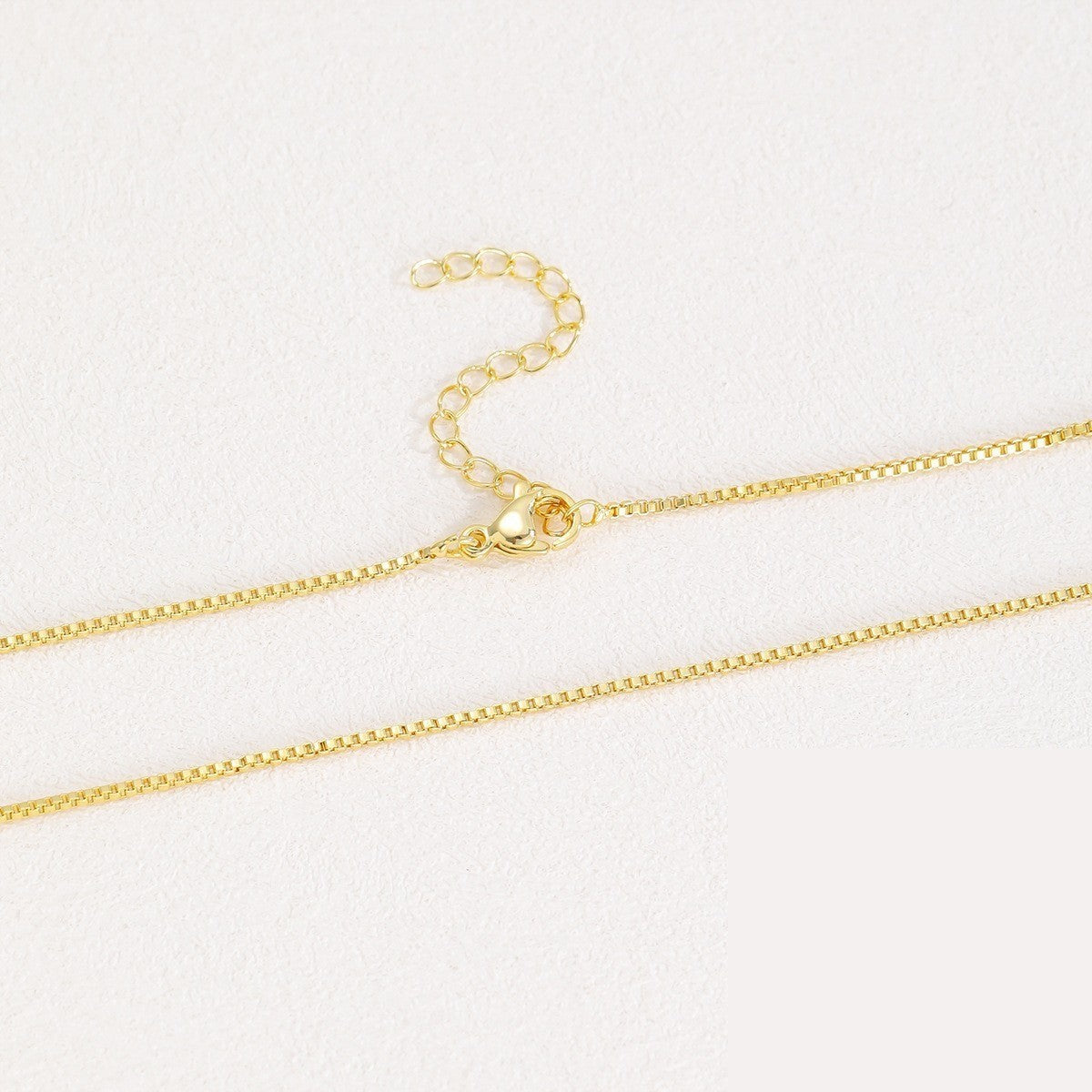Dainty Pink Baguette Zirconia Initial Necklace