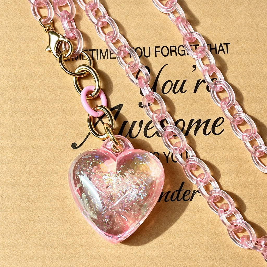 Vintage Turquoise Heart Pendant Necklace