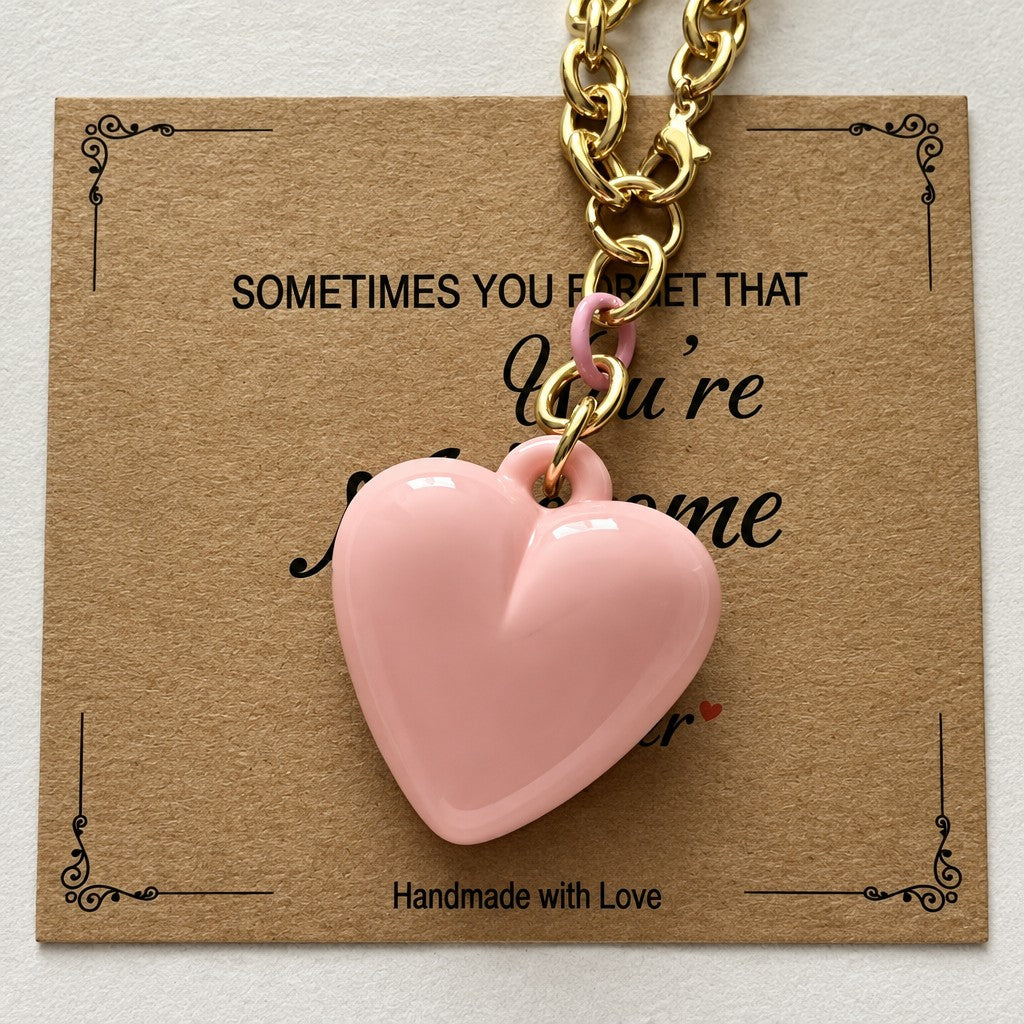 Vintage Turquoise Heart Pendant Necklace