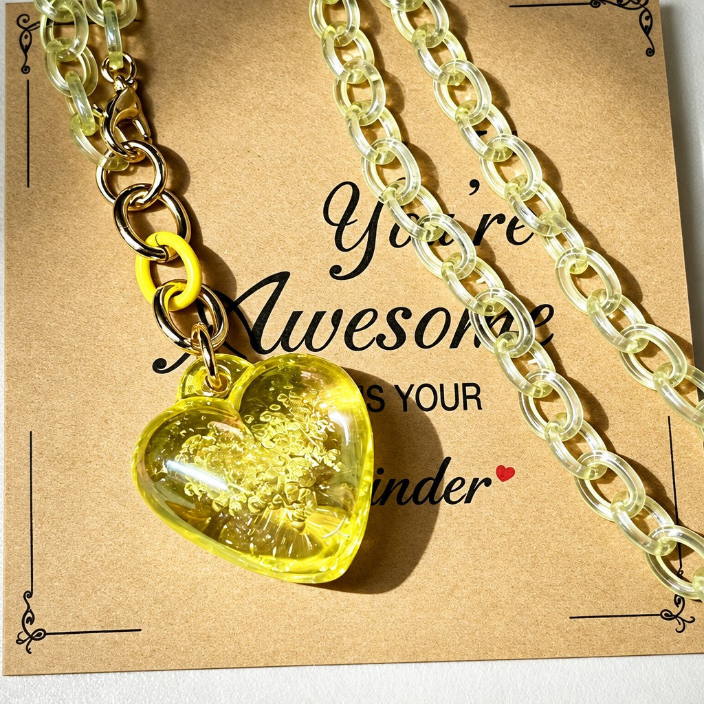 Vintage Turquoise Heart Pendant Necklace