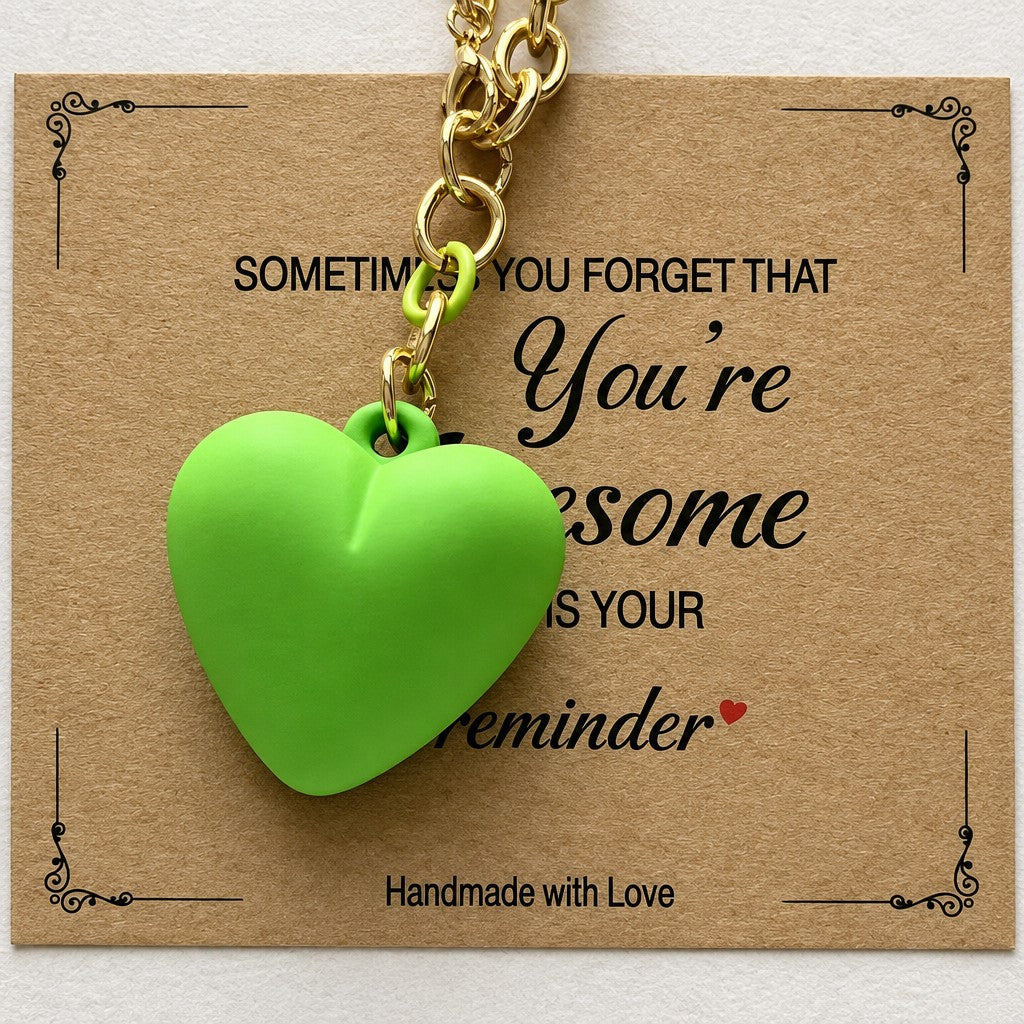 Vintage Turquoise Heart Pendant Necklace
