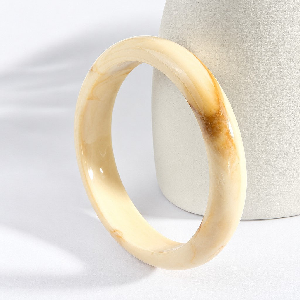 3pc Boho Tortoise & Ivory Bangle Set