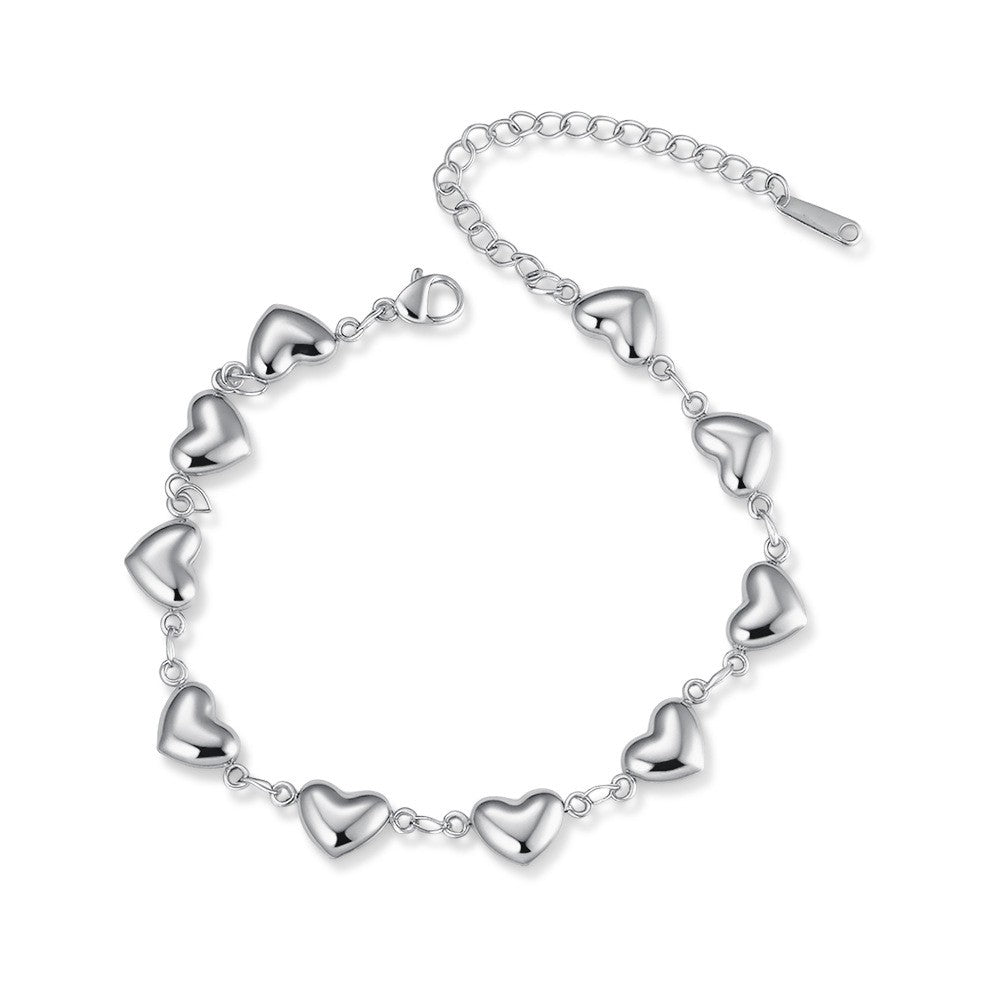 18k Boho Mixed Motif Link Bracelet