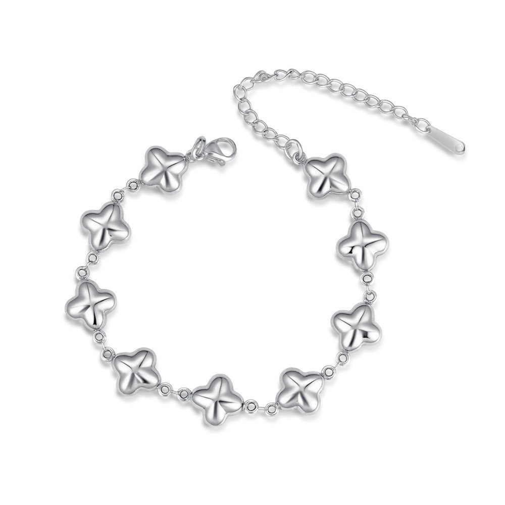 18k Boho Mixed Motif Link Bracelet