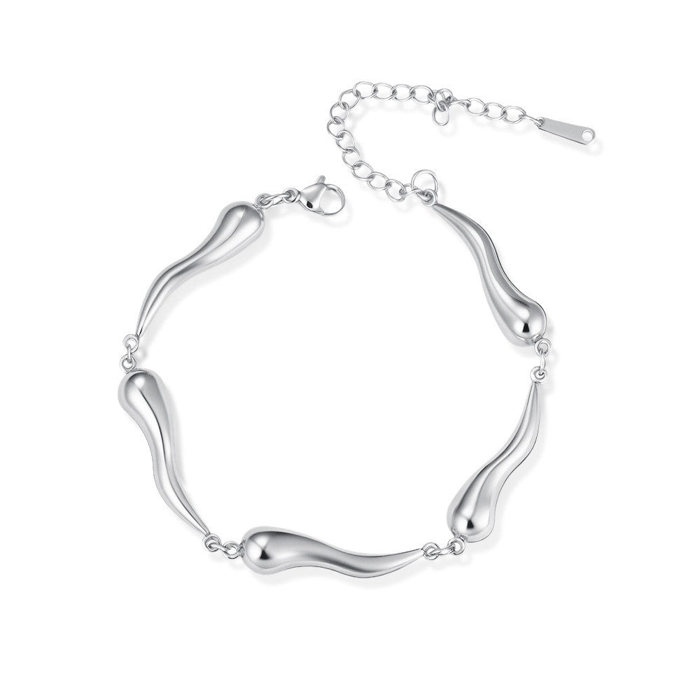 18k Boho Mixed Motif Link Bracelet