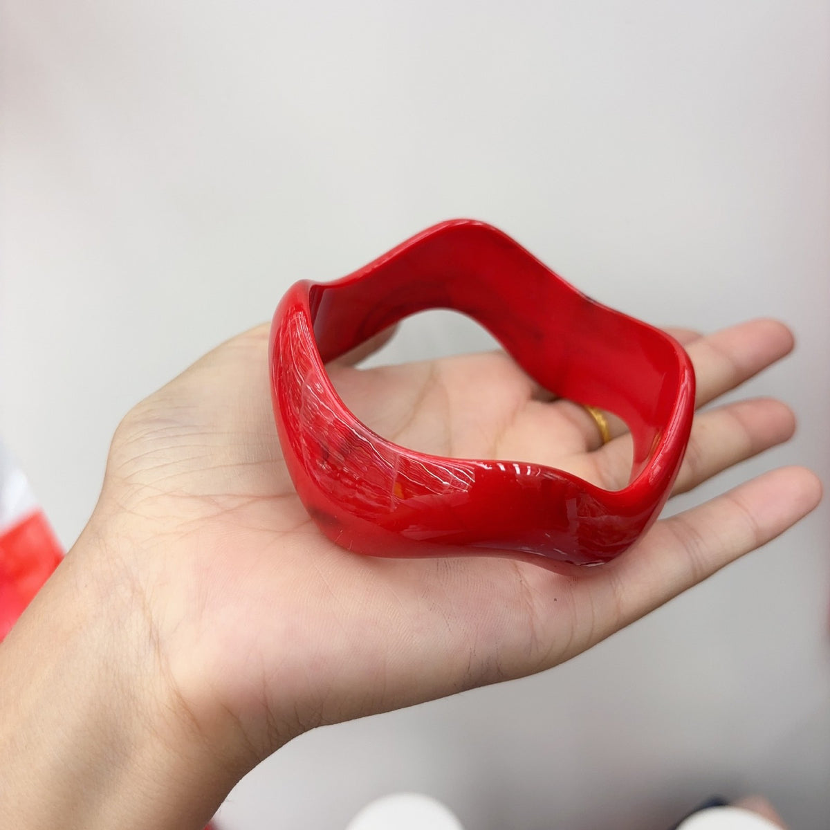 Classy Geometric Square Resin Bangle