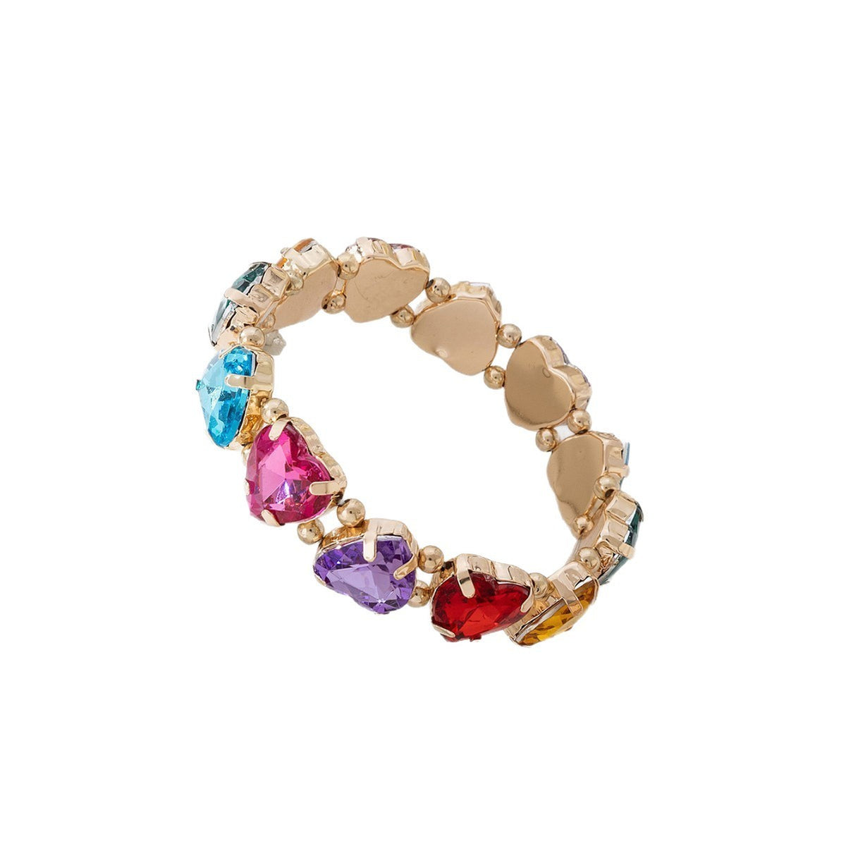 Boho Multicolor Geometric Resin Bracelet