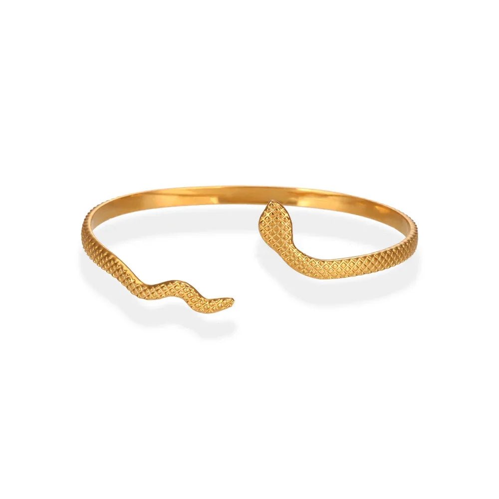 18k Adjustable Snake Bracelet - Veinci