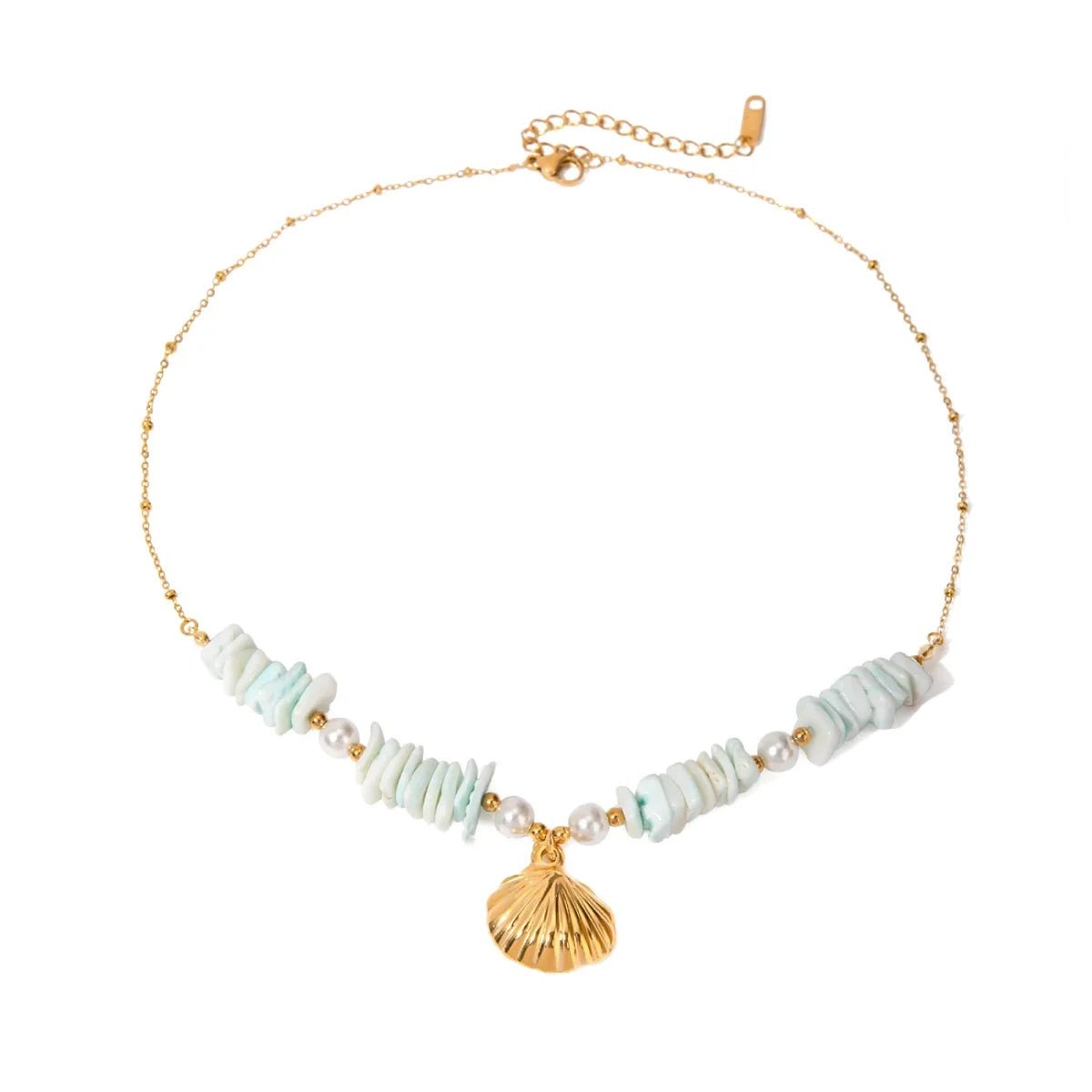 18k Boho Oceanic Sea Shell Necklaces - Veinci