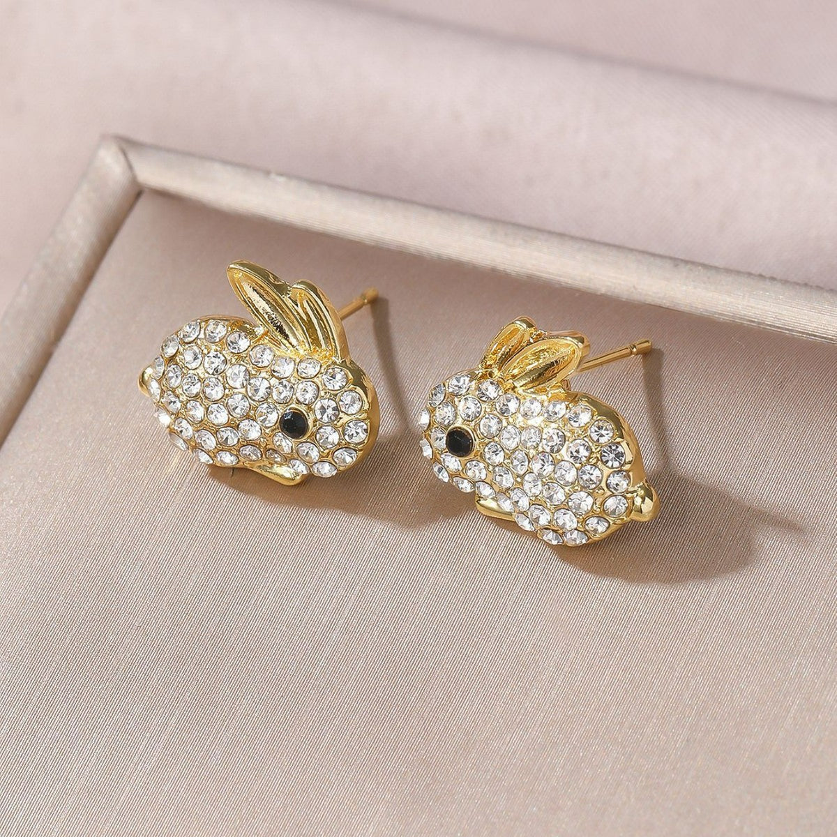 Dainty Bunny Stud Earrings