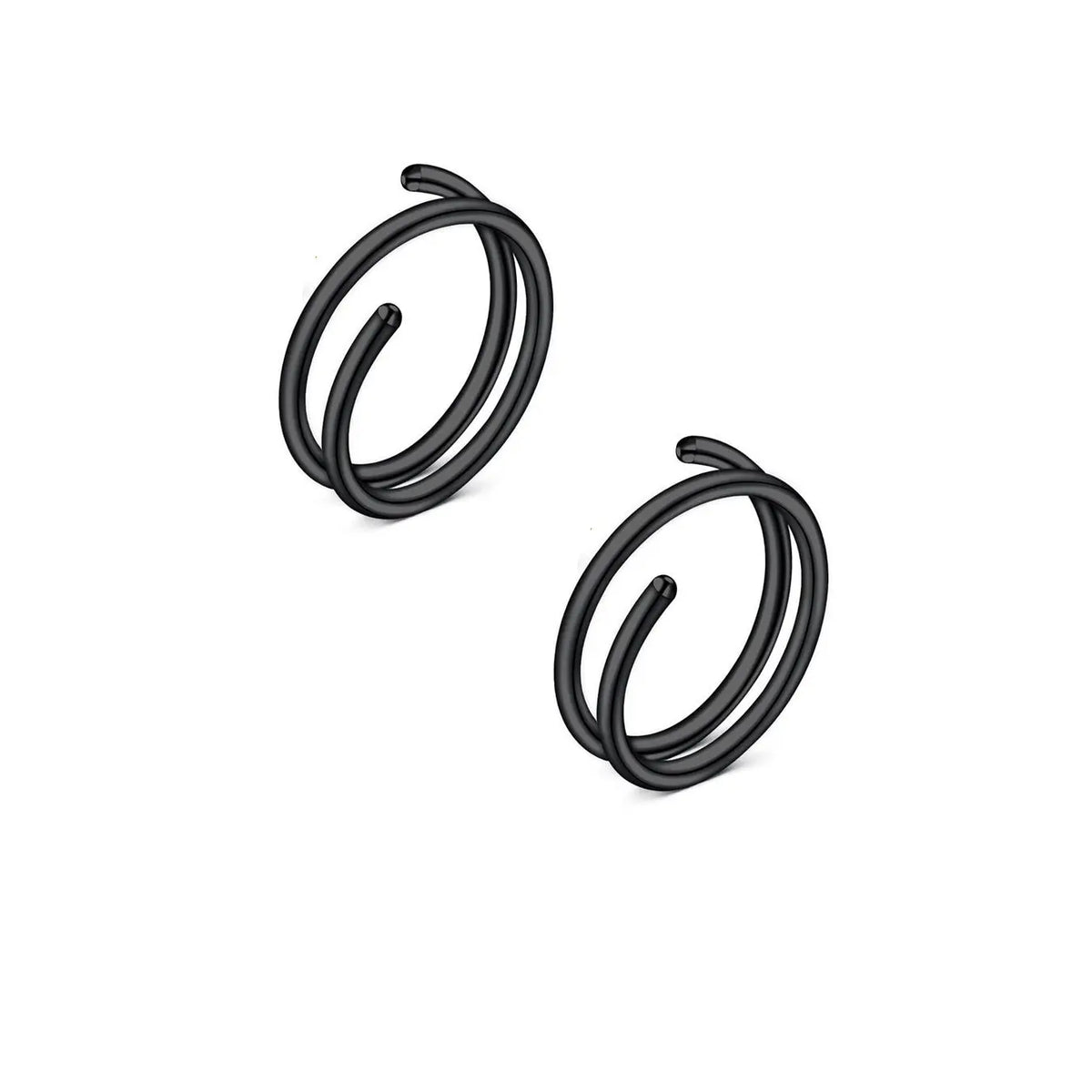 Double Hoop Nose Ring Set