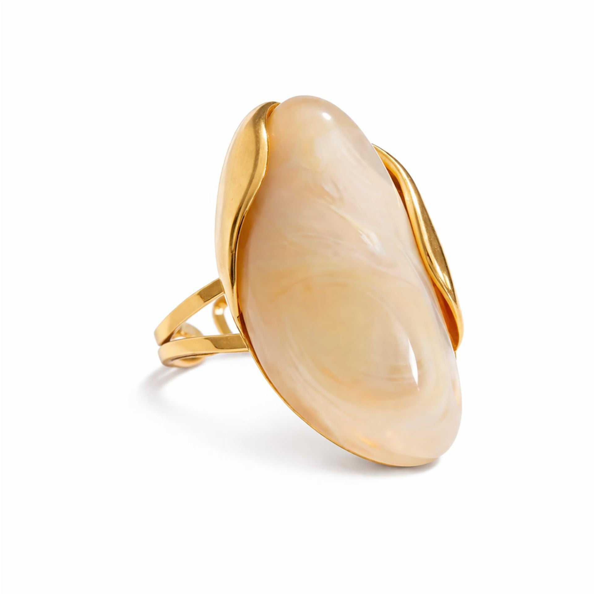 Adjustable Statement Freeform Resin Ring