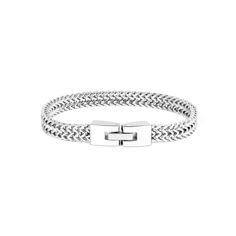 Classy Initial Love Clasp Bracelet