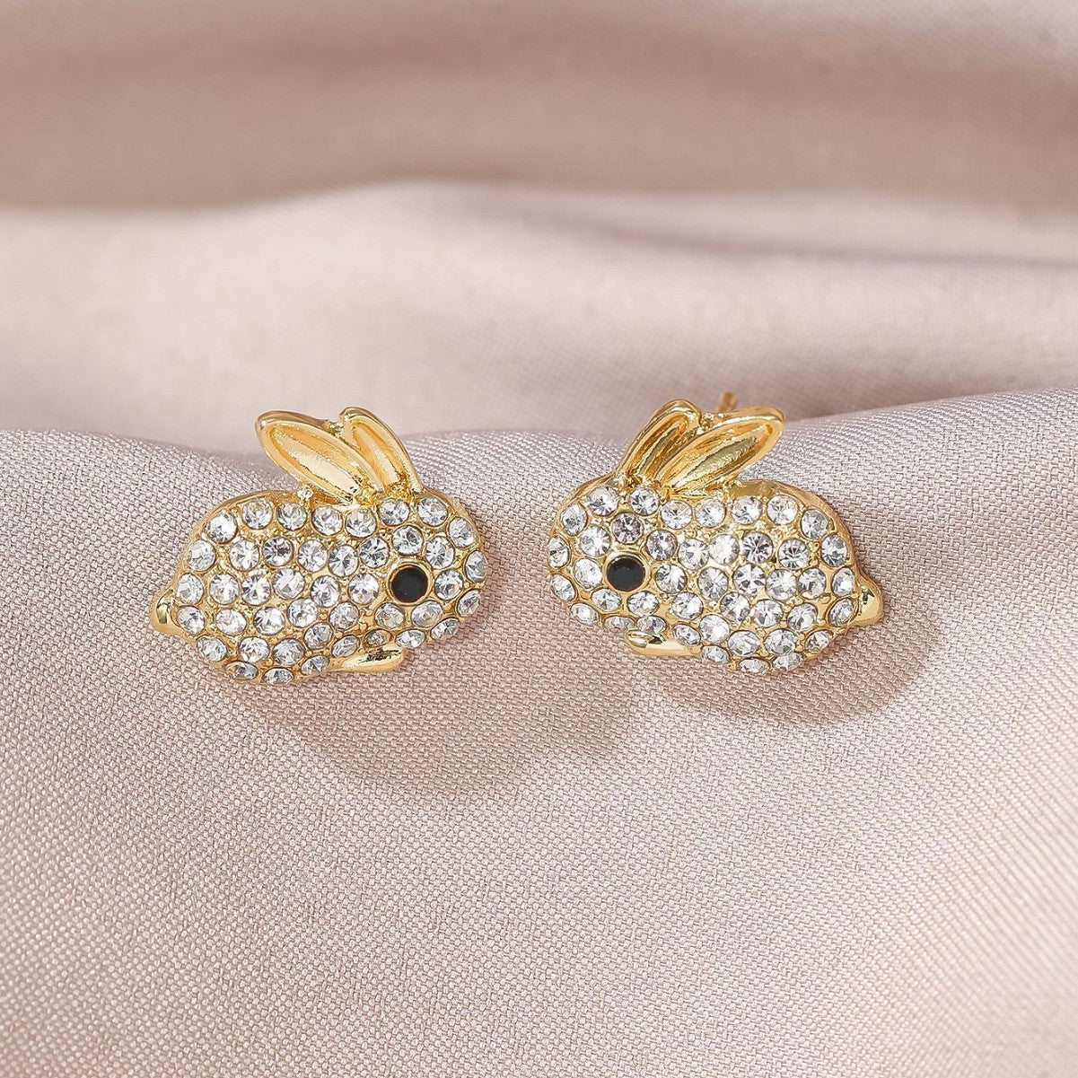 Dainty Bunny Stud Earrings