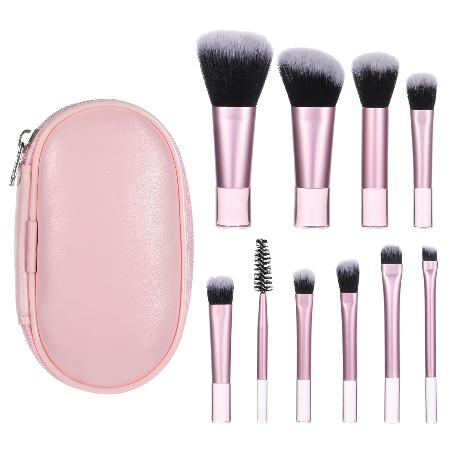 10pc Mini Travel Makeup Brush Set
