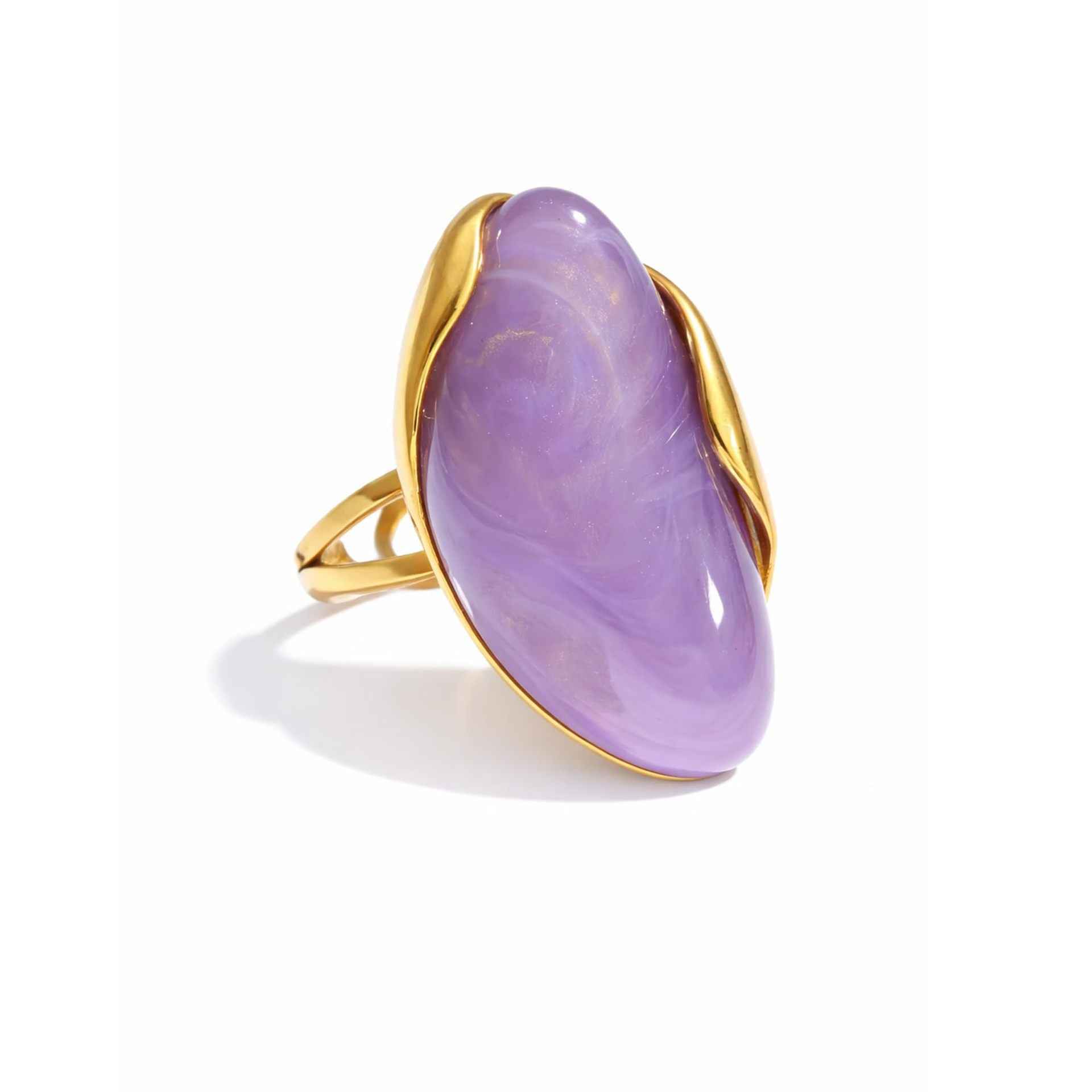 Adjustable Statement Freeform Resin Ring