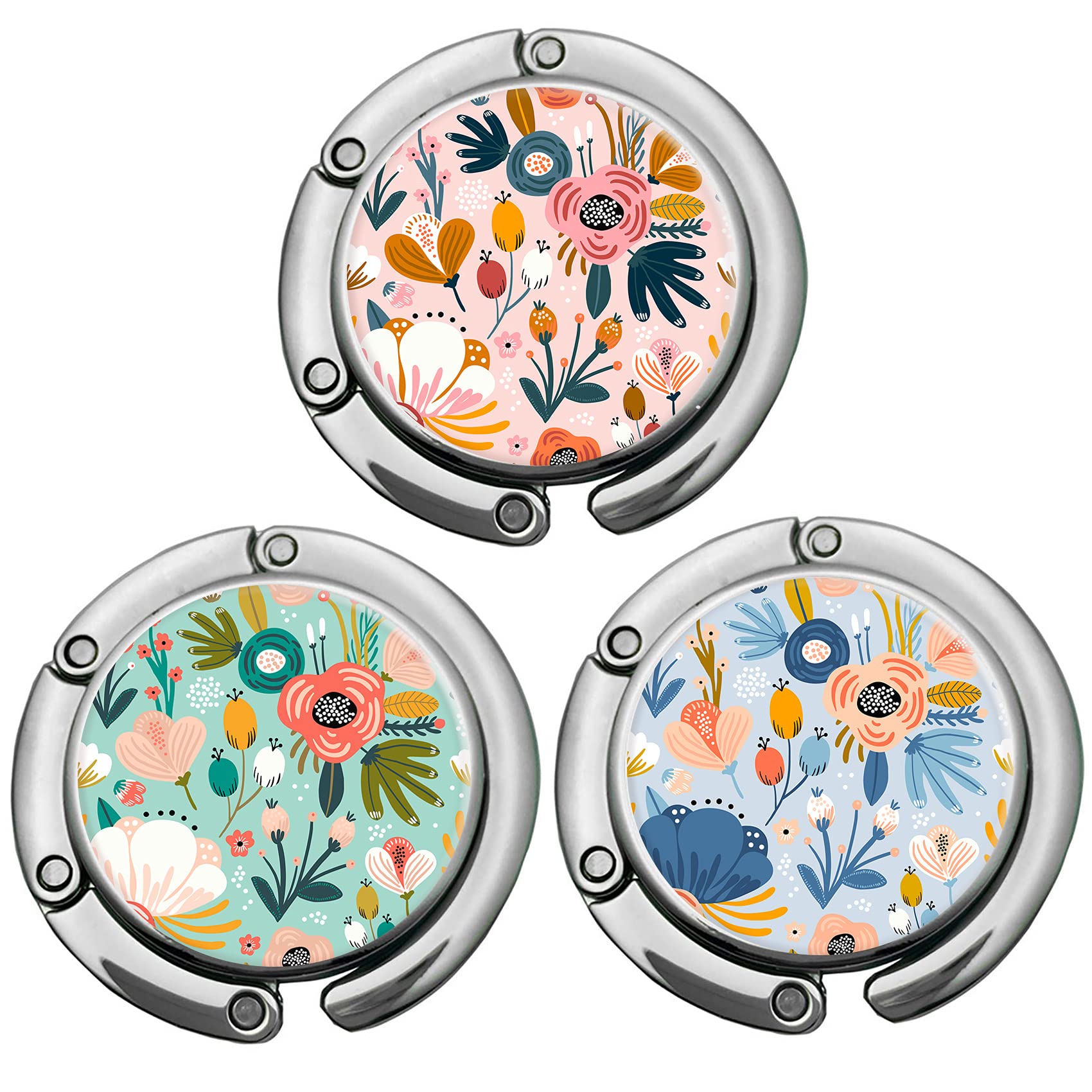 3pc Foldable Purse Table Hanger