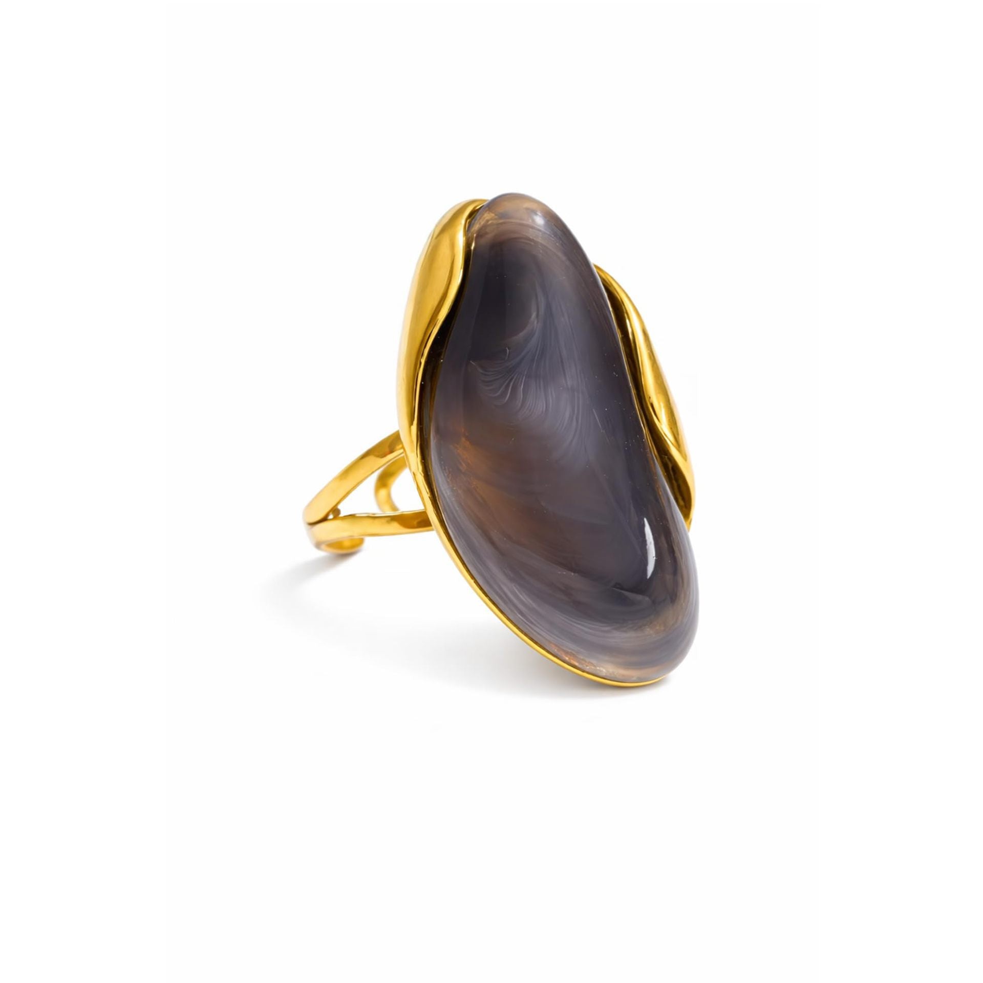 Adjustable Statement Freeform Resin Ring