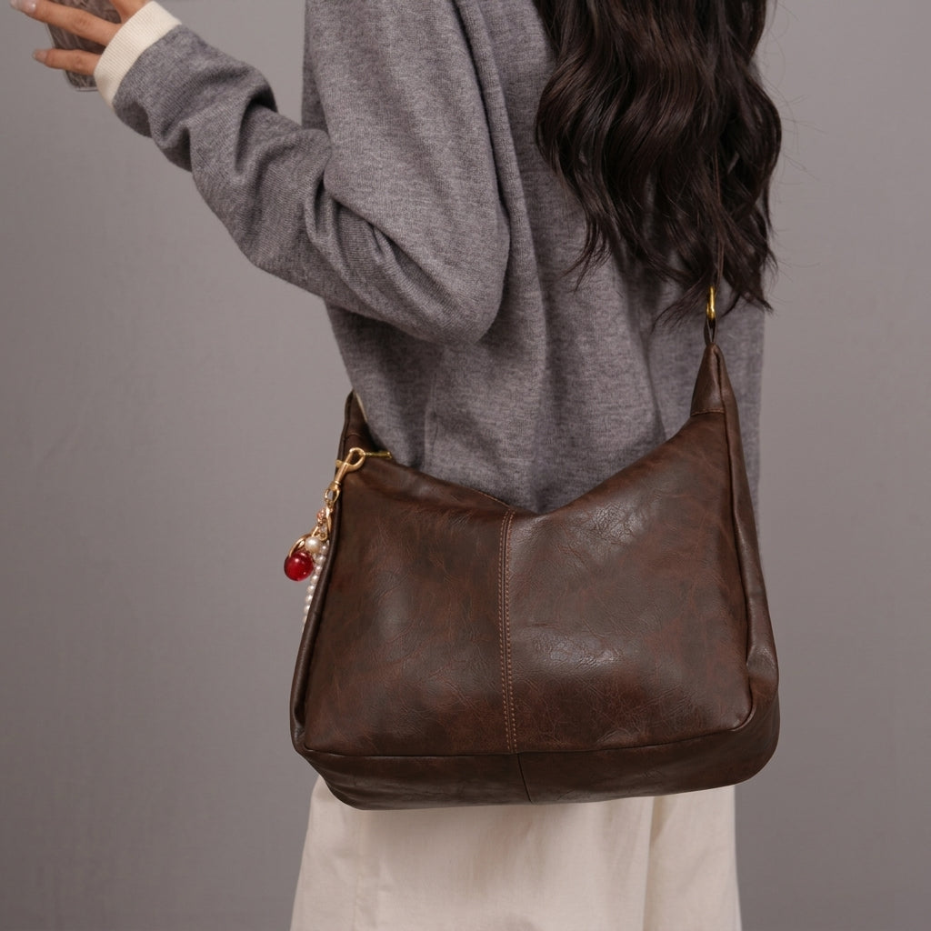 Elegant Crescent Shoulder Bag