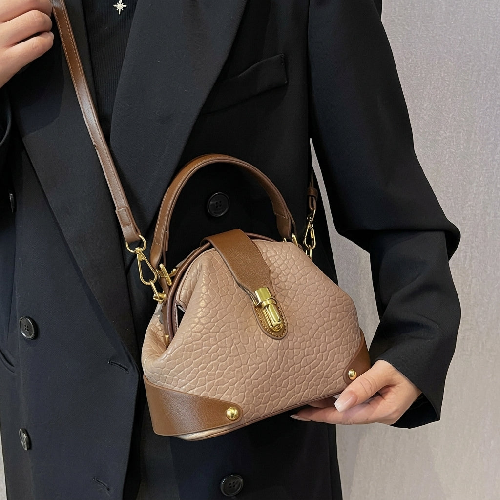 Elegant Pebbled Dome Bag
