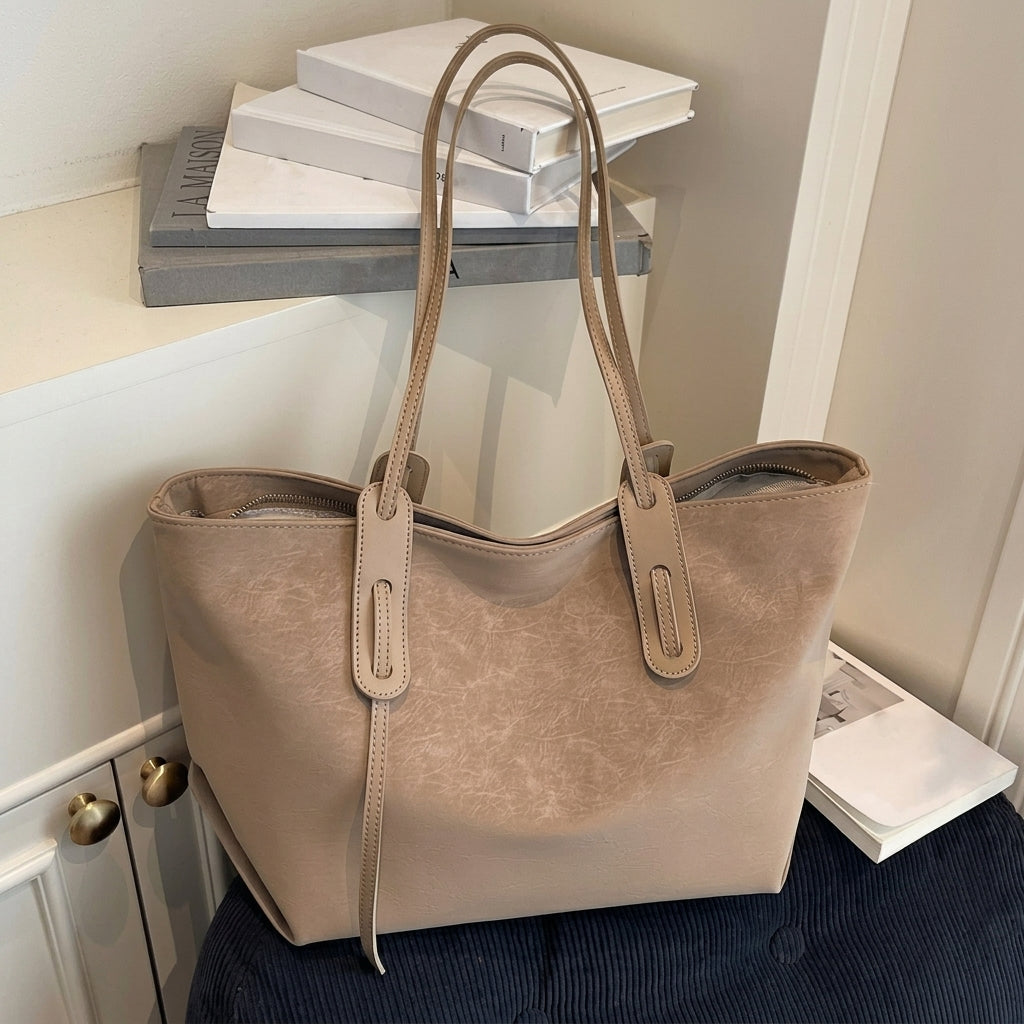 Classy Textured Tote Bag