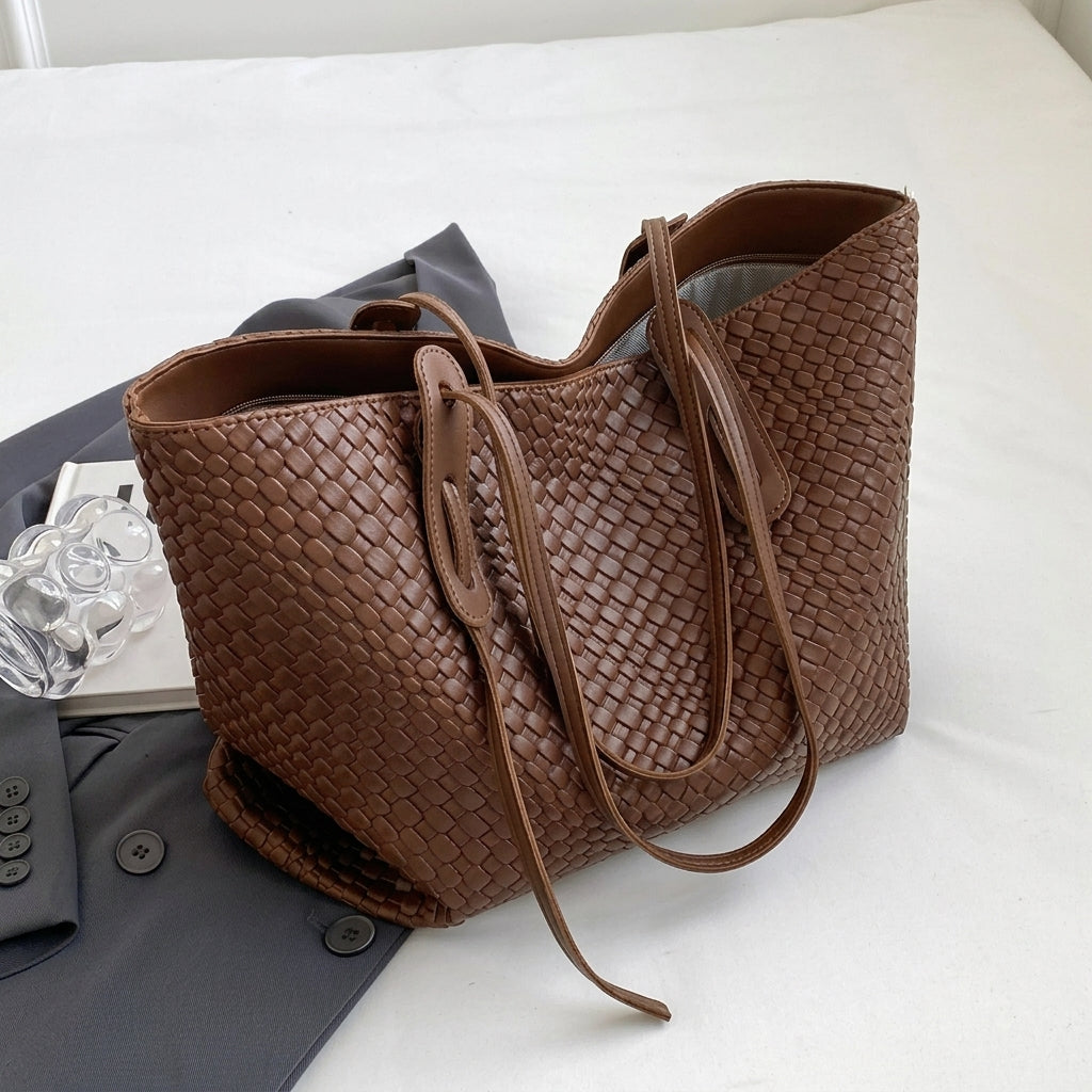 Classy Textured Tote Bag