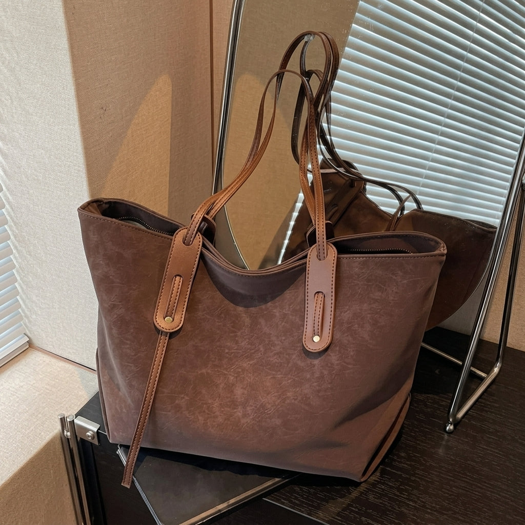 Classy Textured Tote Bag