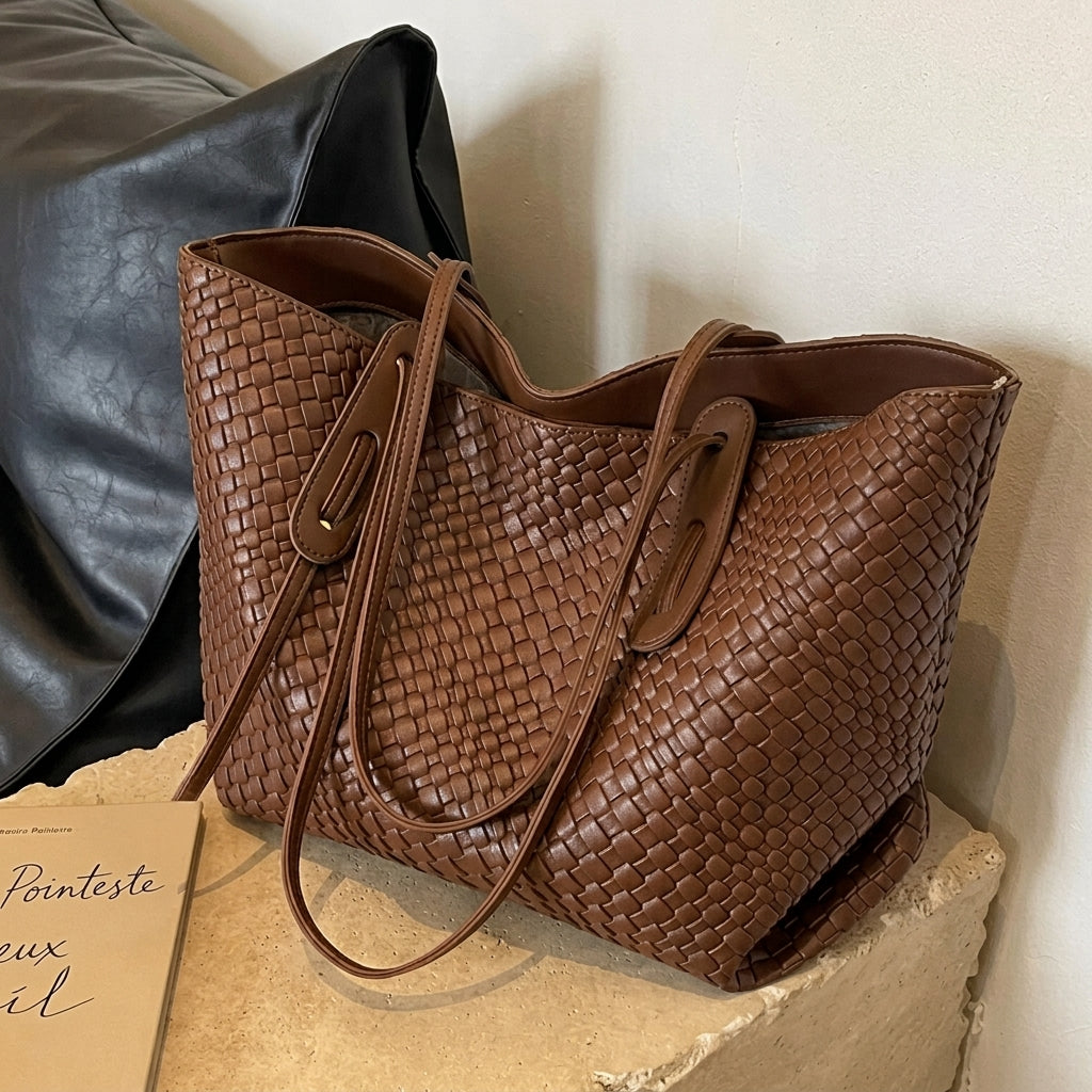 Classy Textured Tote Bag
