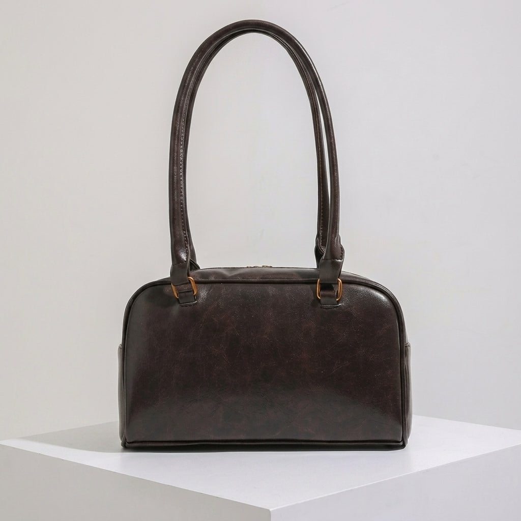 Double Front Pocket Shoulder Bag