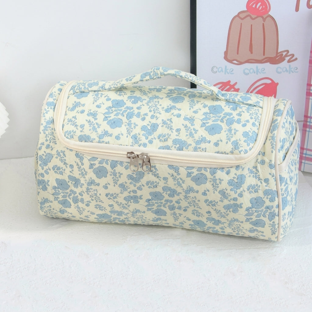 Quilted Cosmetic & Hair Dryer Organizer Bag