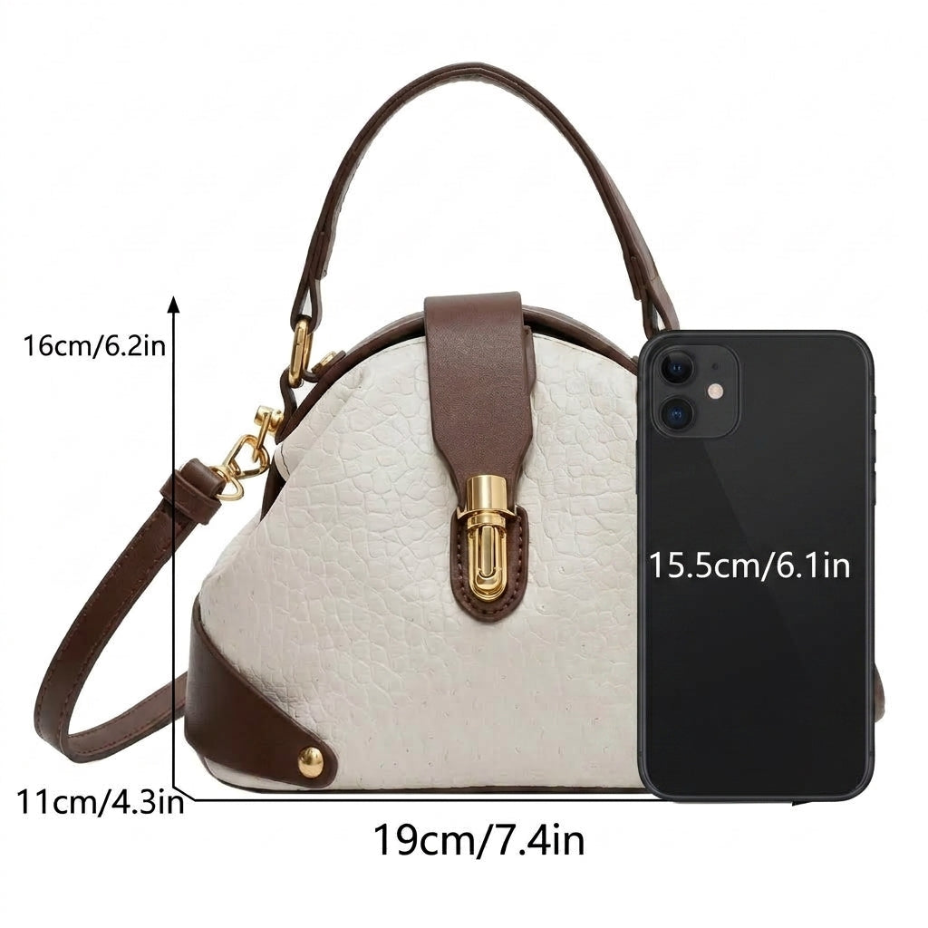 Elegant Pebbled Dome Bag