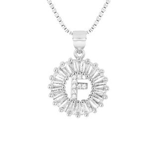 Circle Initial Necklace