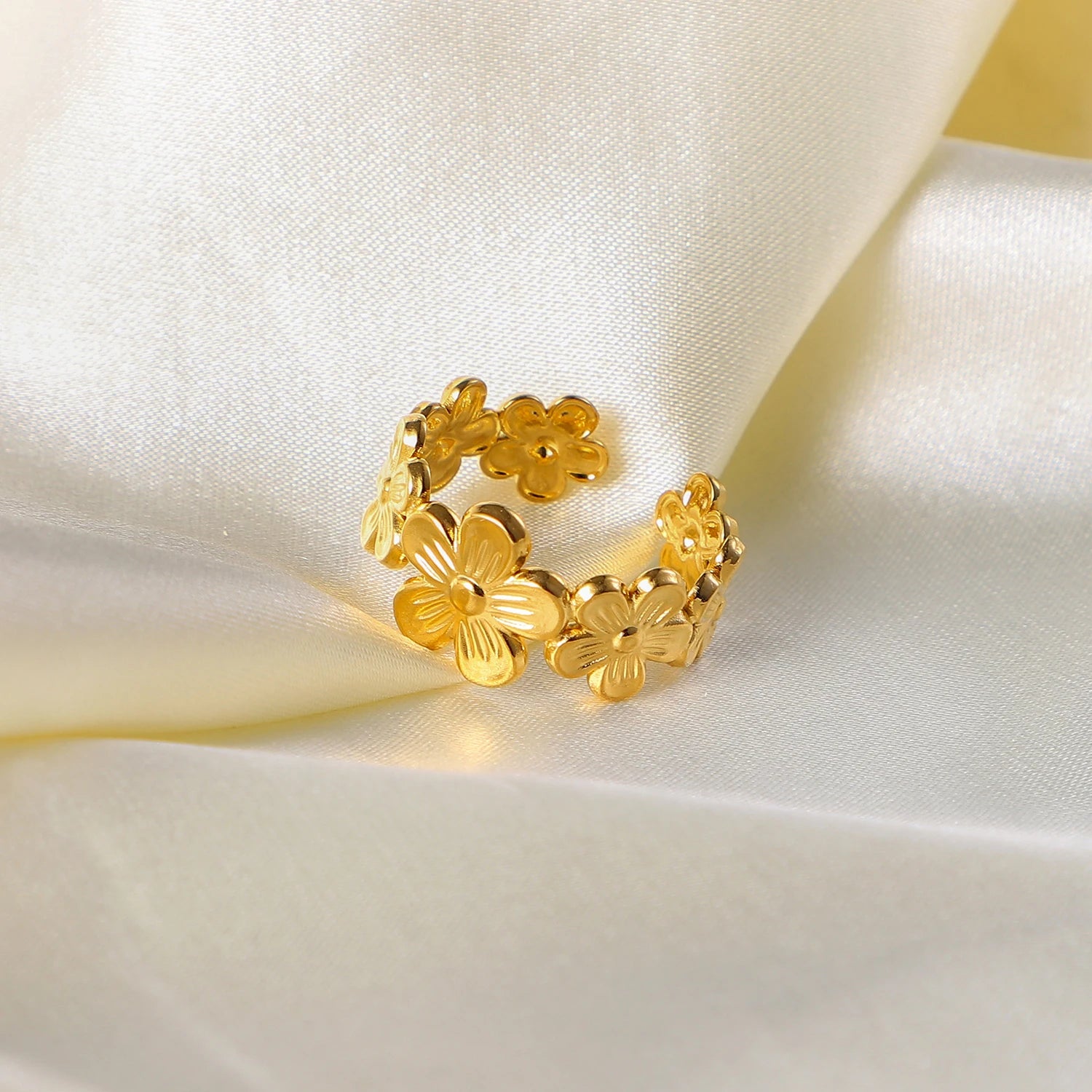 Dainty Floral Wrap Ring