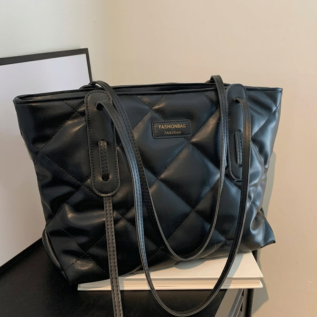 Classy Textured Tote Bag