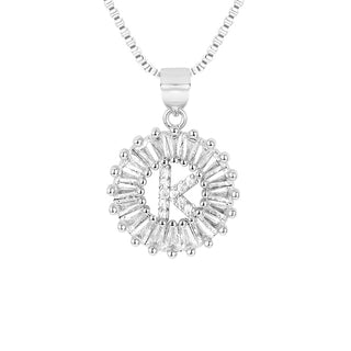 Circle Initial Necklace