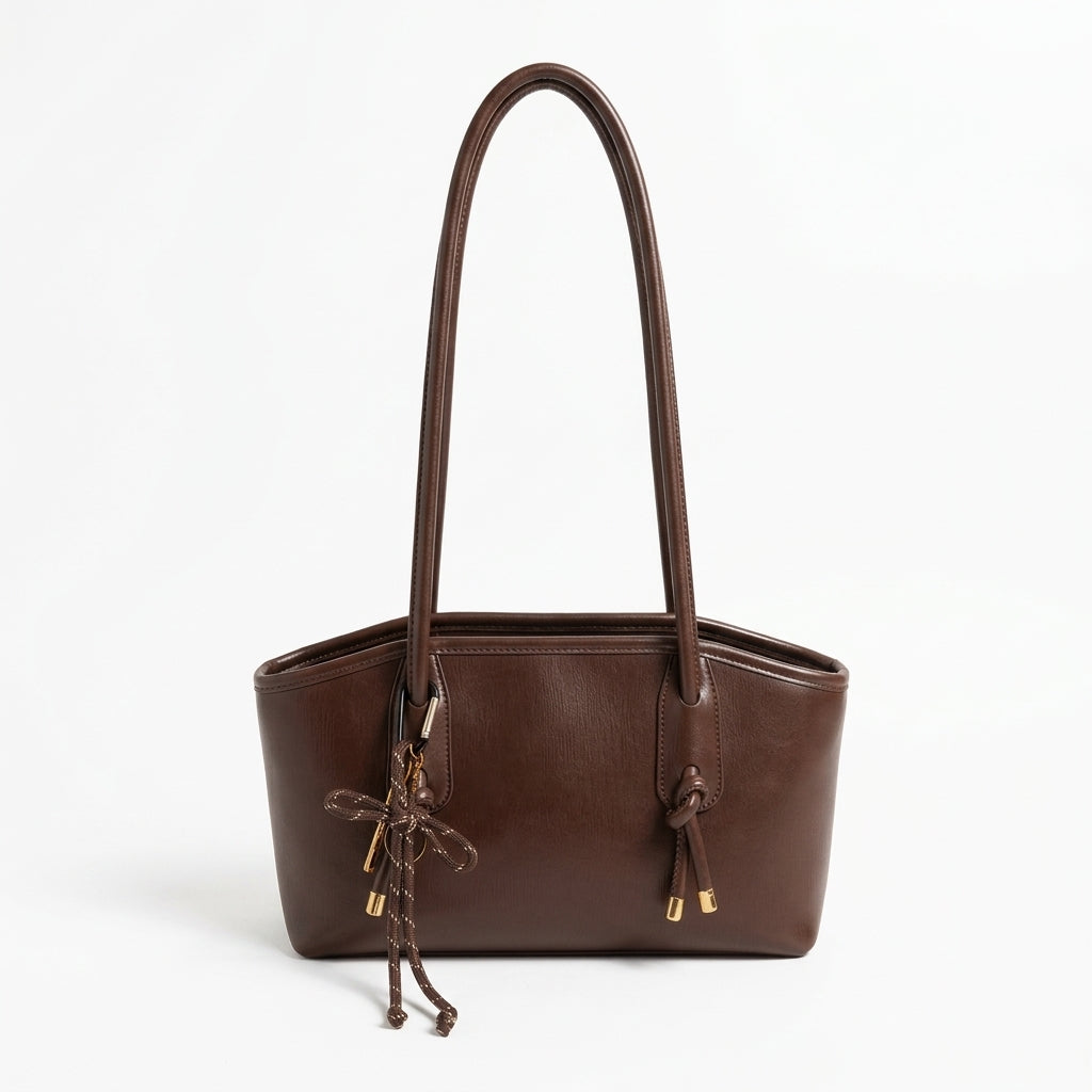 Minimalist Daily Zip Shoulder Bag
