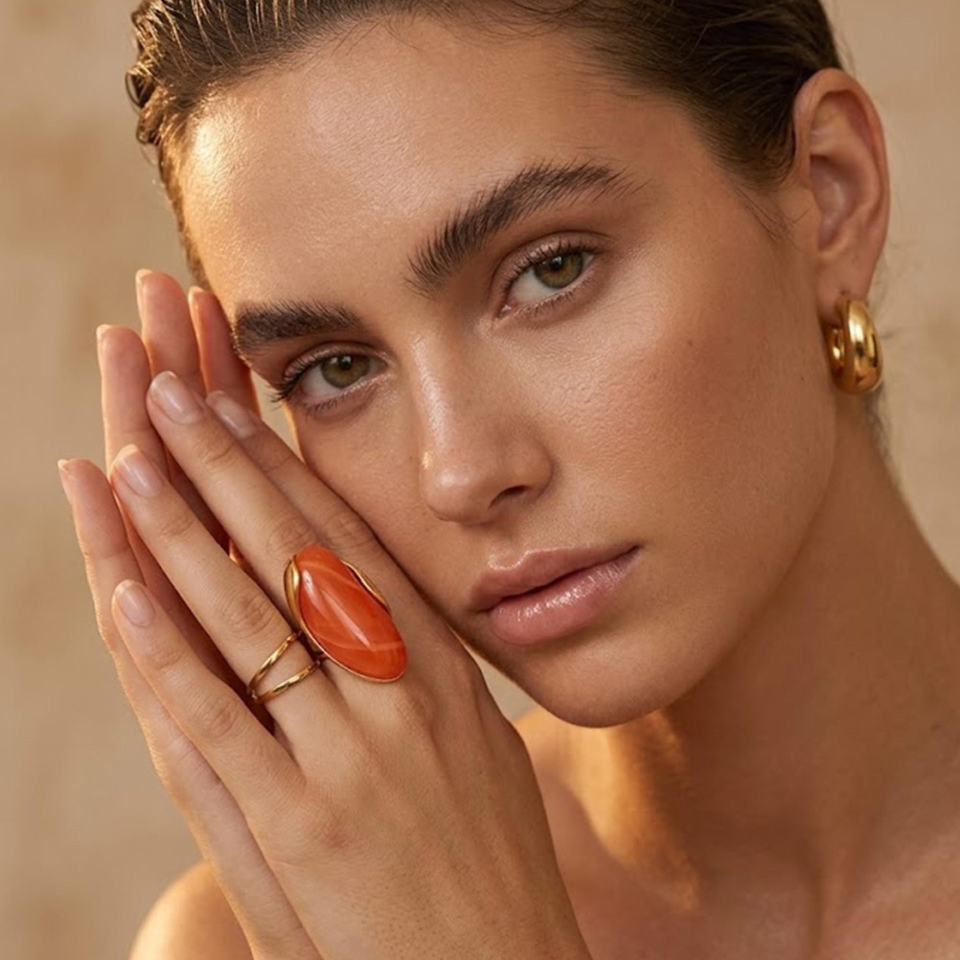 Adjustable Statement Freeform Resin Ring