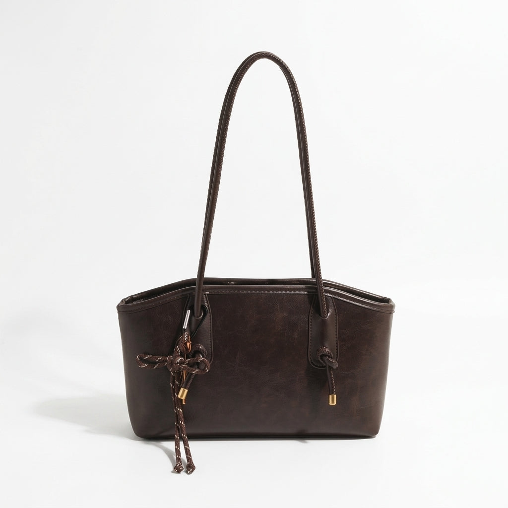 Minimalist Daily Zip Shoulder Bag