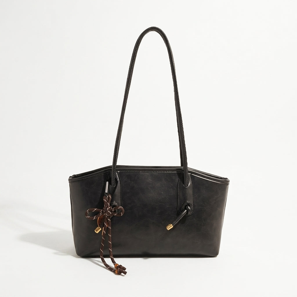 Minimalist Daily Zip Shoulder Bag